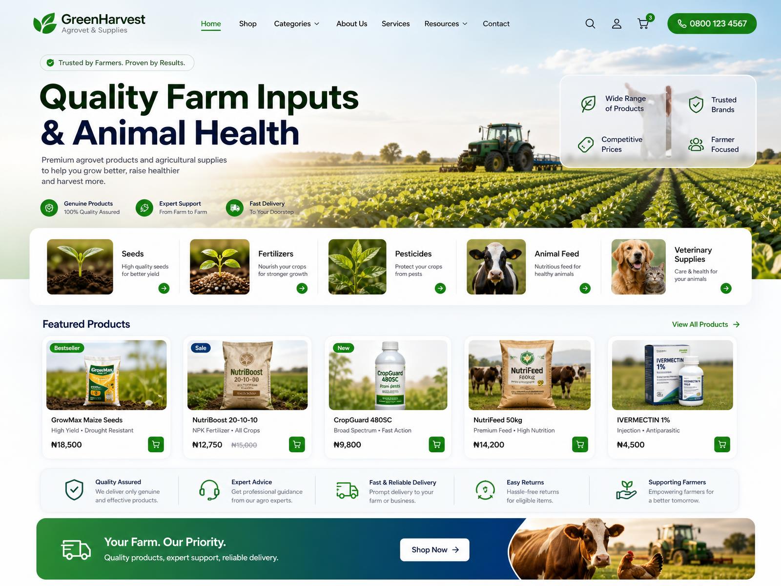 Agrovet Website